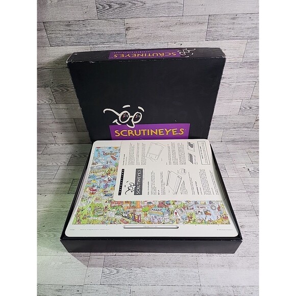 Mattel Other - Vintage Scrutineyes Hersch Mattel 1992 Closer Looks Pictures Search Board Game
